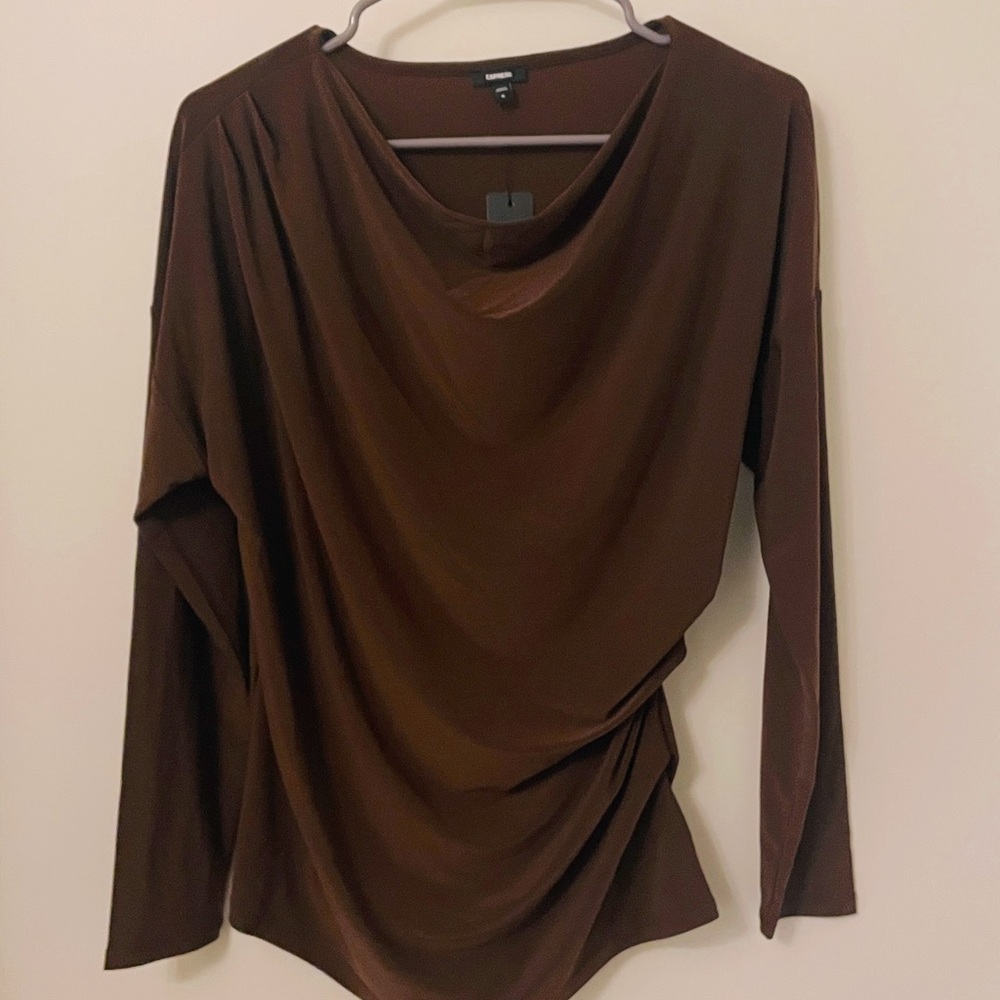 Burgundy blouse